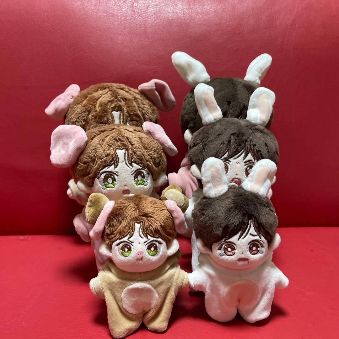 博君一肖 王一博肖战 ぬいぐるみ啵比赞比 木鬼