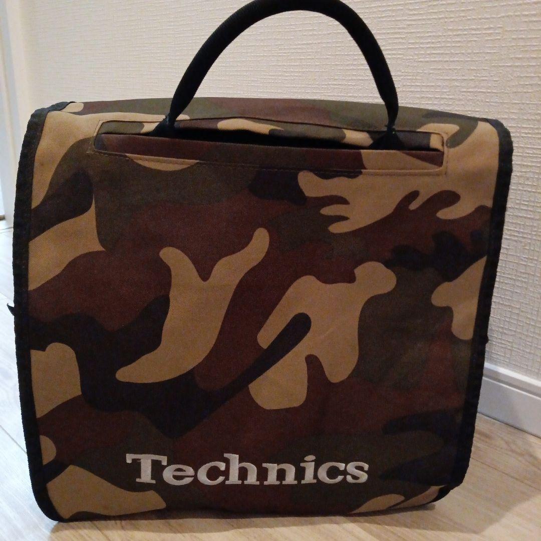 【美品】テクニクス　レコードリュック/バッグDJ 中古 technics 迷彩柄
