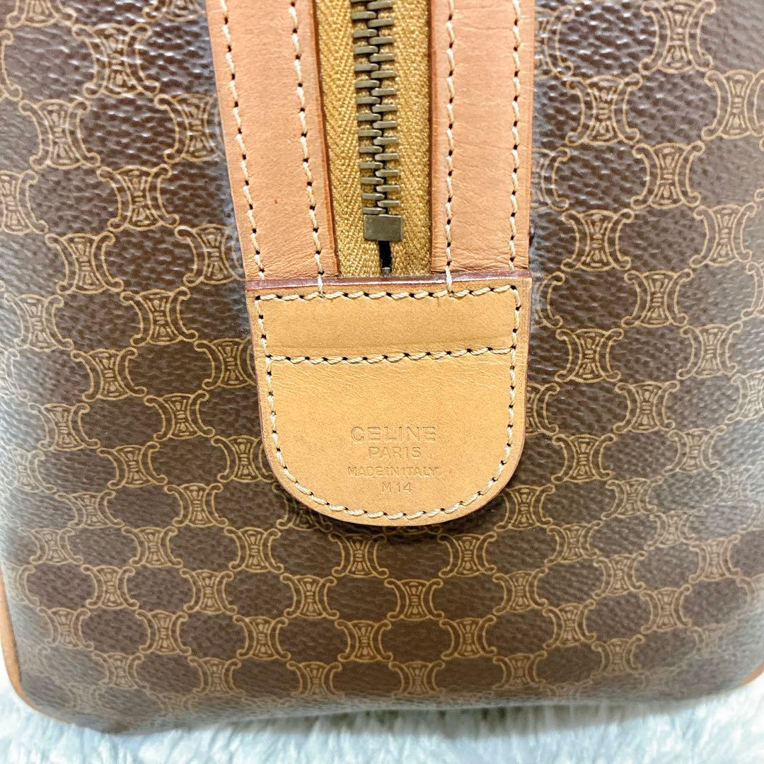 CELINE ハンドバッグ マカダム ボストン ヴィンテージ セリーヌ