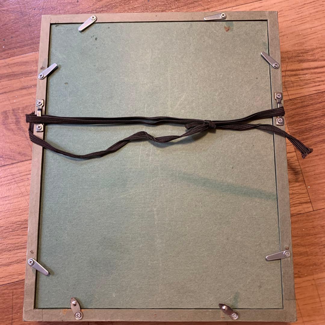 希少　竹久夢路　木版画　当時物　古本カバー　裏表あり