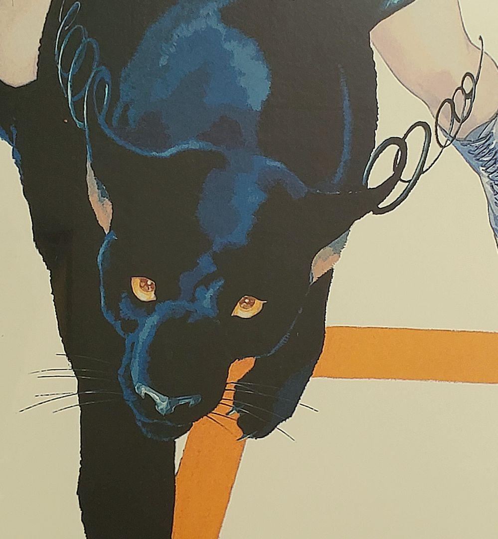 【アートコレクションハウス】安彦良和直筆サイン入り版画『ダーティペア☆WWWA』