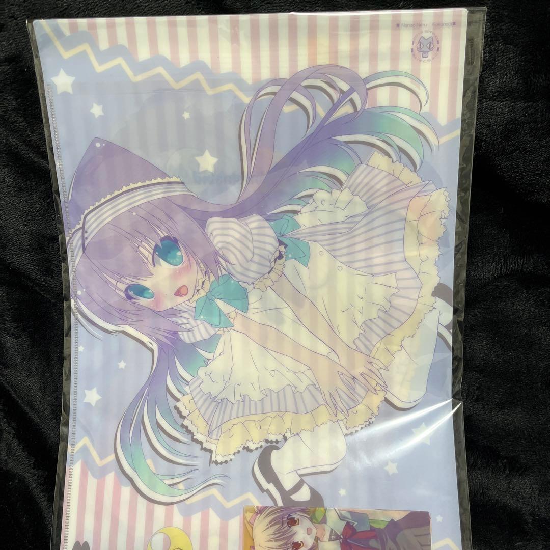 超希少品 A4ステッカーシート(七尾奈留＆九尾)あいすとちょこ＆ぽてねこ