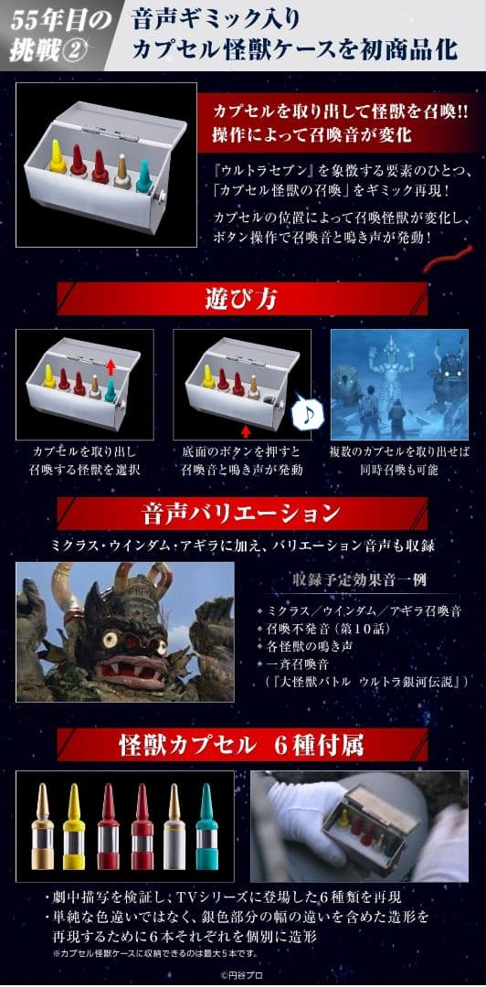 ウルトラレプリカ ウルトラセブン 55th Anniversary Set
