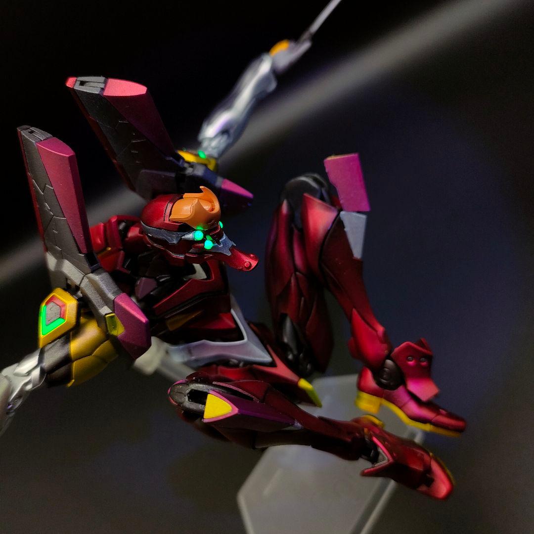 エヴァンゲリオン　弐号機 RG　ESVシールド装備　アスカ　【全塗装完成】
