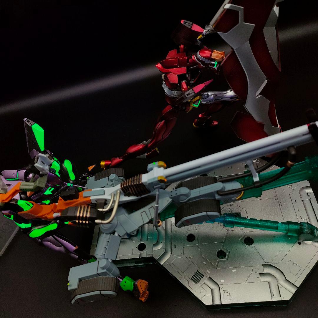 エヴァンゲリオン　弐号機 RG　ESVシールド装備　アスカ　【全塗装完成】