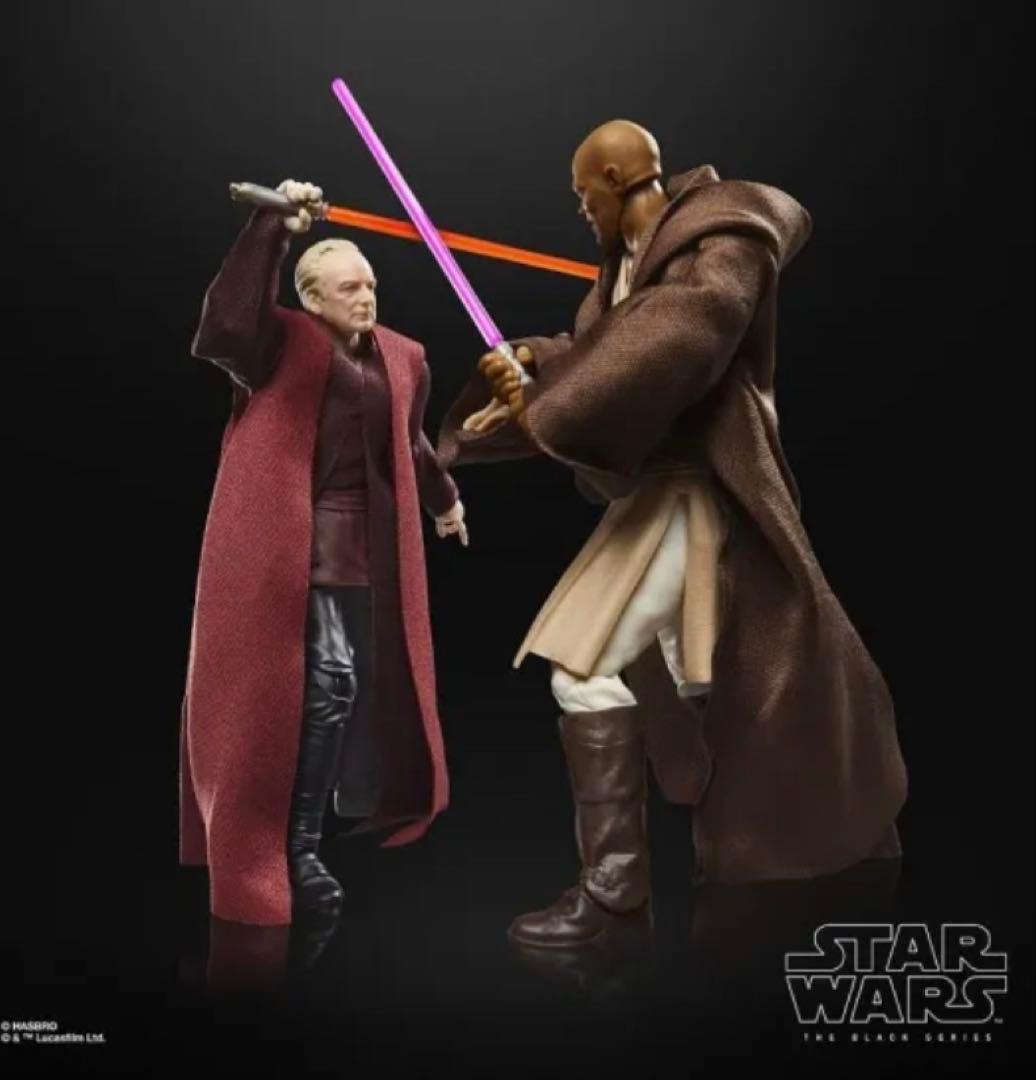 スターウォーズ ブラックシリーズ 6インチ メイス・ウィンドゥ＆パルパティーン