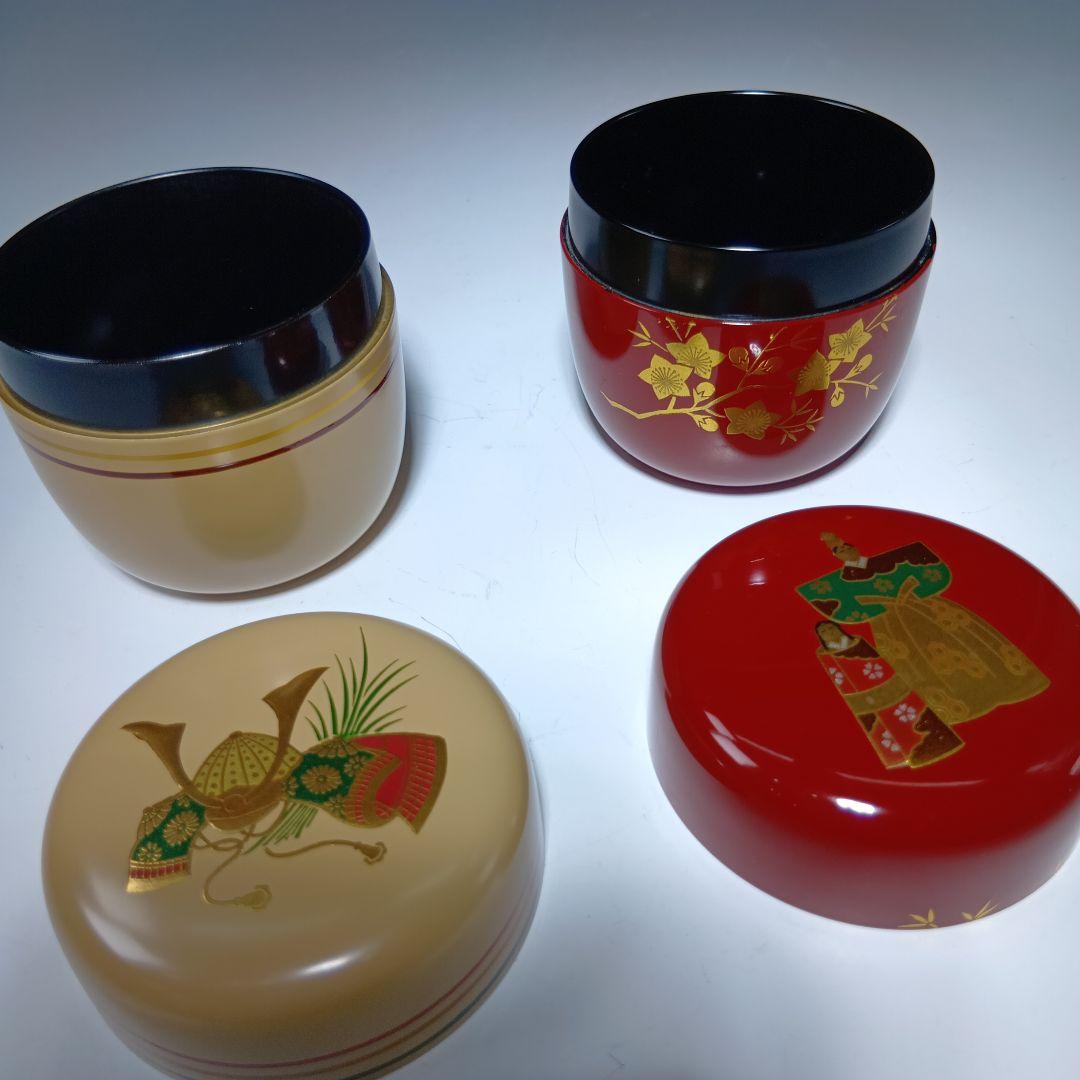 最終値下げ茶道具　中谷秀斉　二節句棗　共箱　 美品