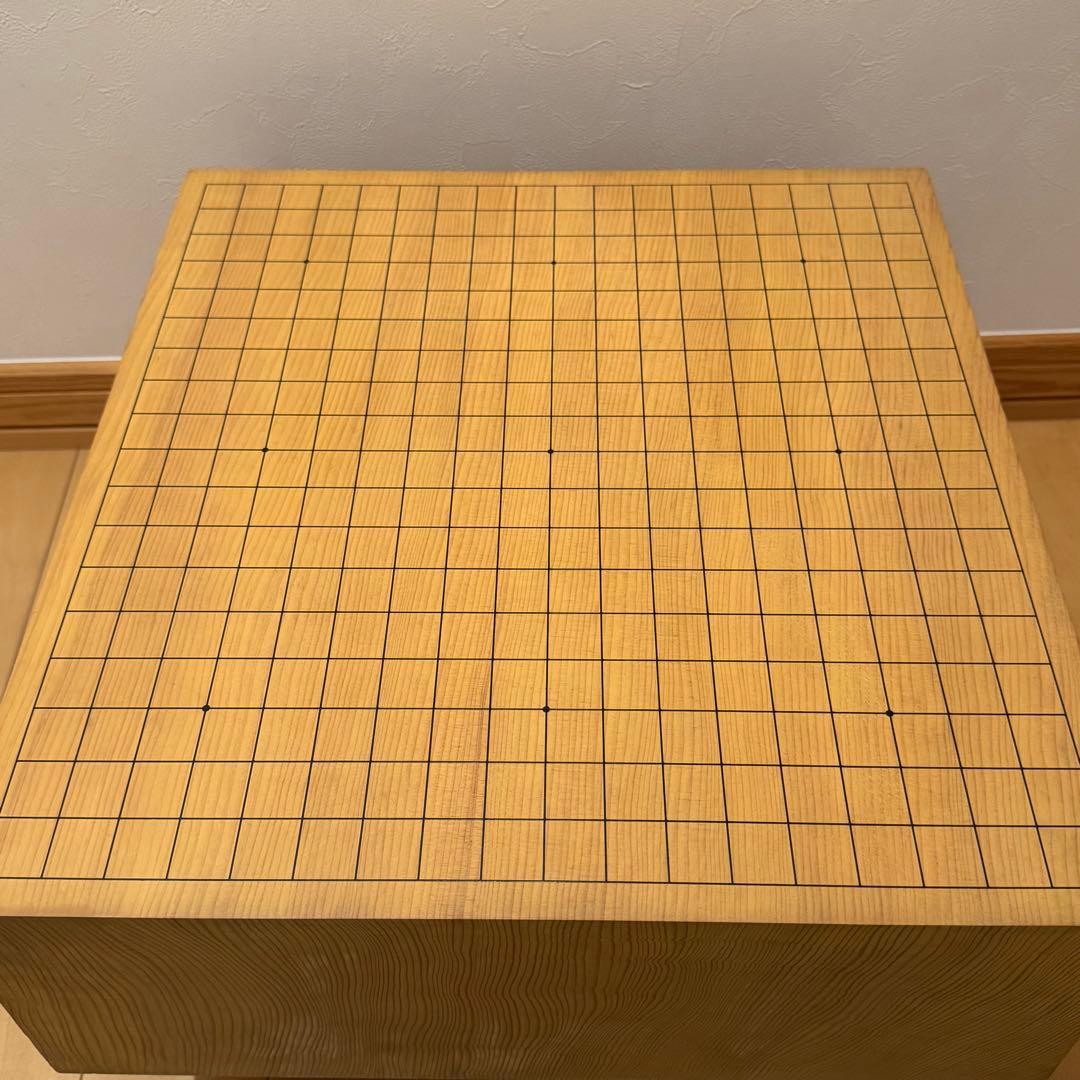 本榧 5寸 天地柾 / 本蛤碁石 / 那智黒 / 銘木碁笥 フルセット