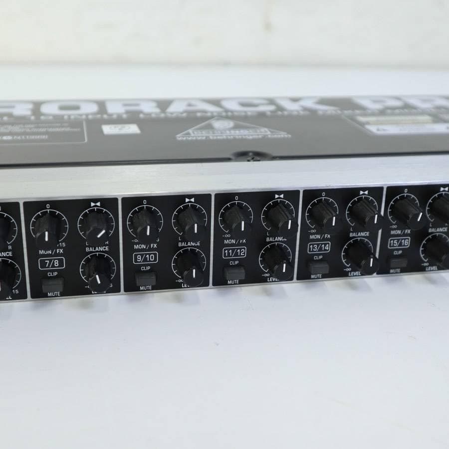 動作品 ベリンガー RX1602 EURORACK PRO ラインミキサー
