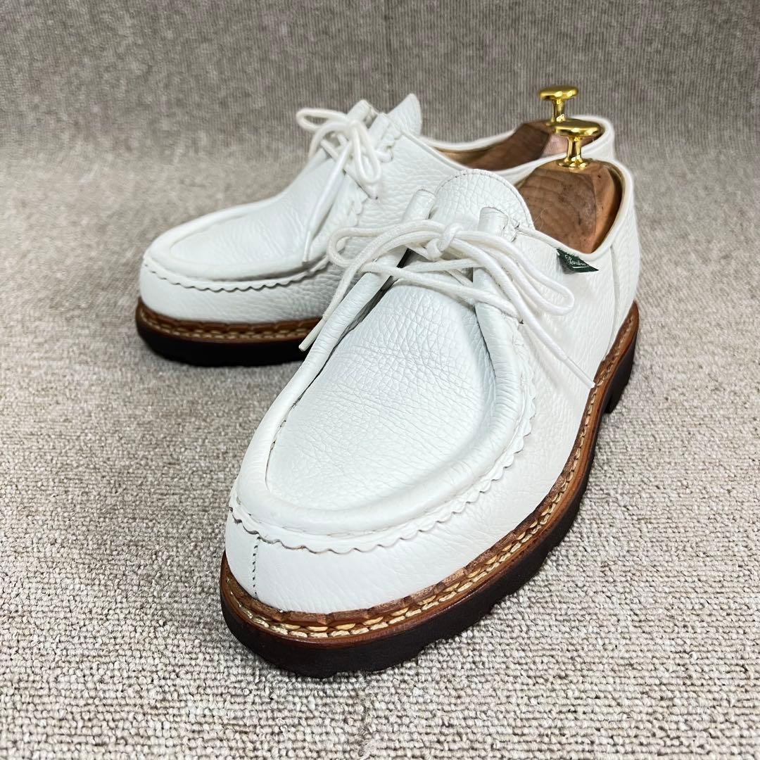 美品✨パラブーツ Paraboot ミカエル ホワイト シボ革 40