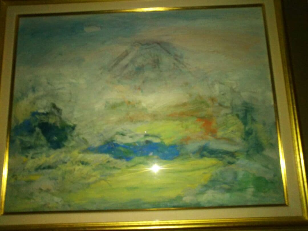 直筆油絵10号秀作です額縁付きます