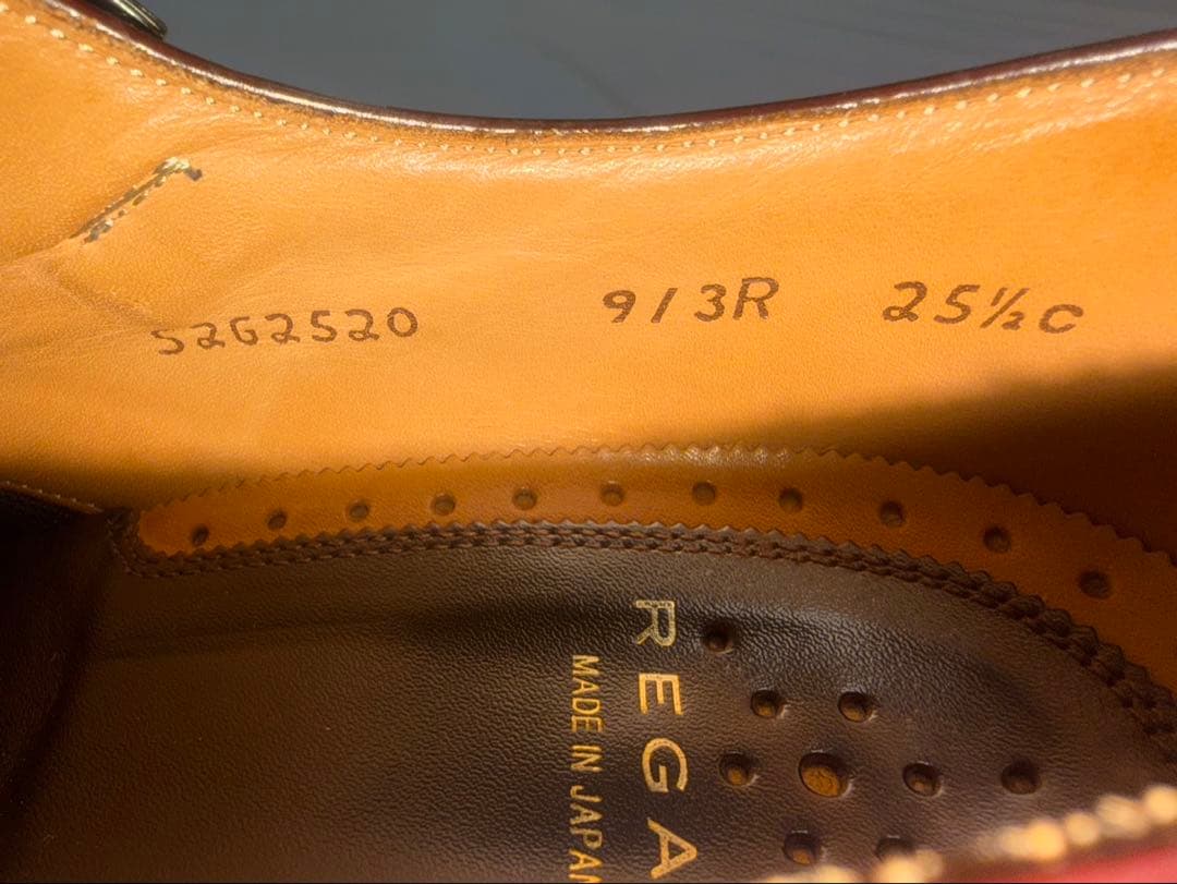 REGAL リーガル ダブルモンクストラップ 913R 革靴 ビジネスシューズ