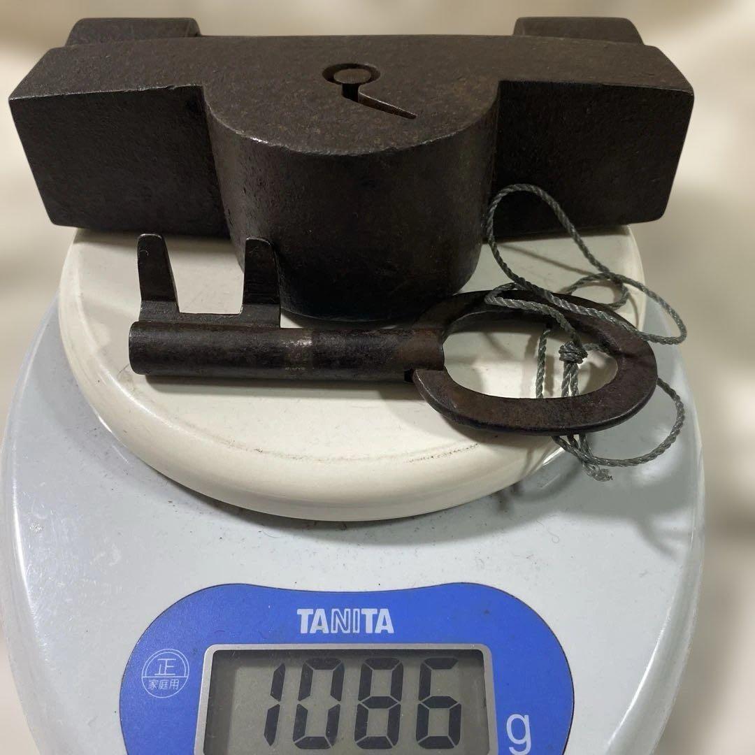 G-7 錠前　古鍵　古道具　アンティーク　美術品　工芸品　鉄製