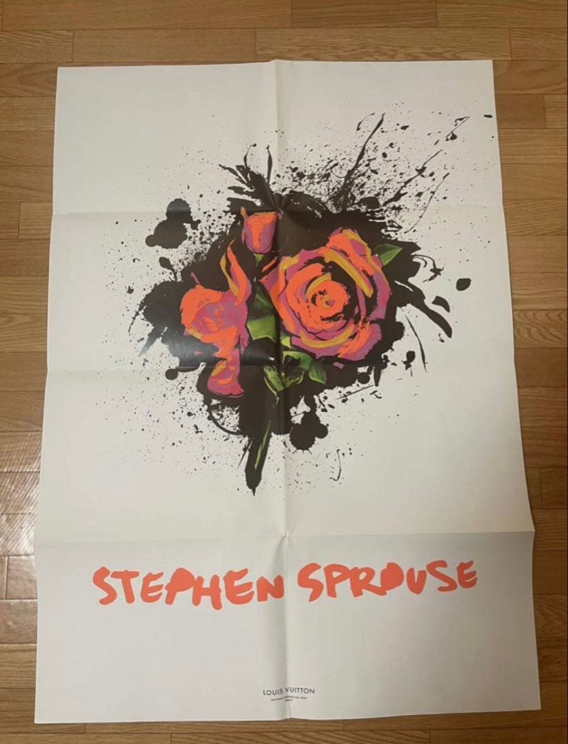 確実正規 非売品 ルイヴィトン スティーブンスプラウス グラフィティー ポスター