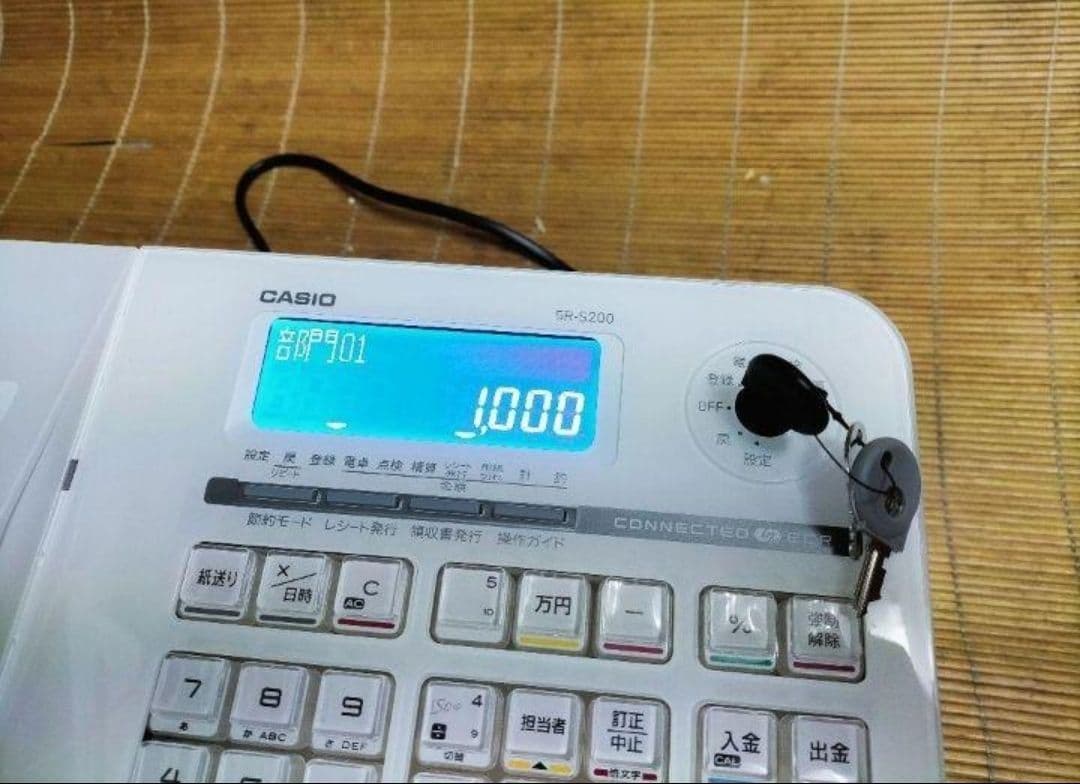 カシオレジスター　SR-S200　最新機種　スマホで設定売上管理　253259
