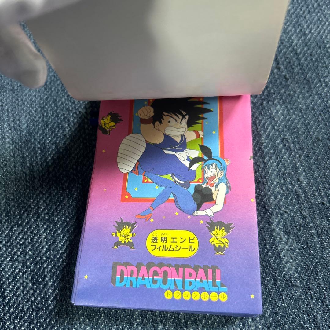 新品未開封ドラゴンボールエンビフィルムシール1986年当時レトロ希少