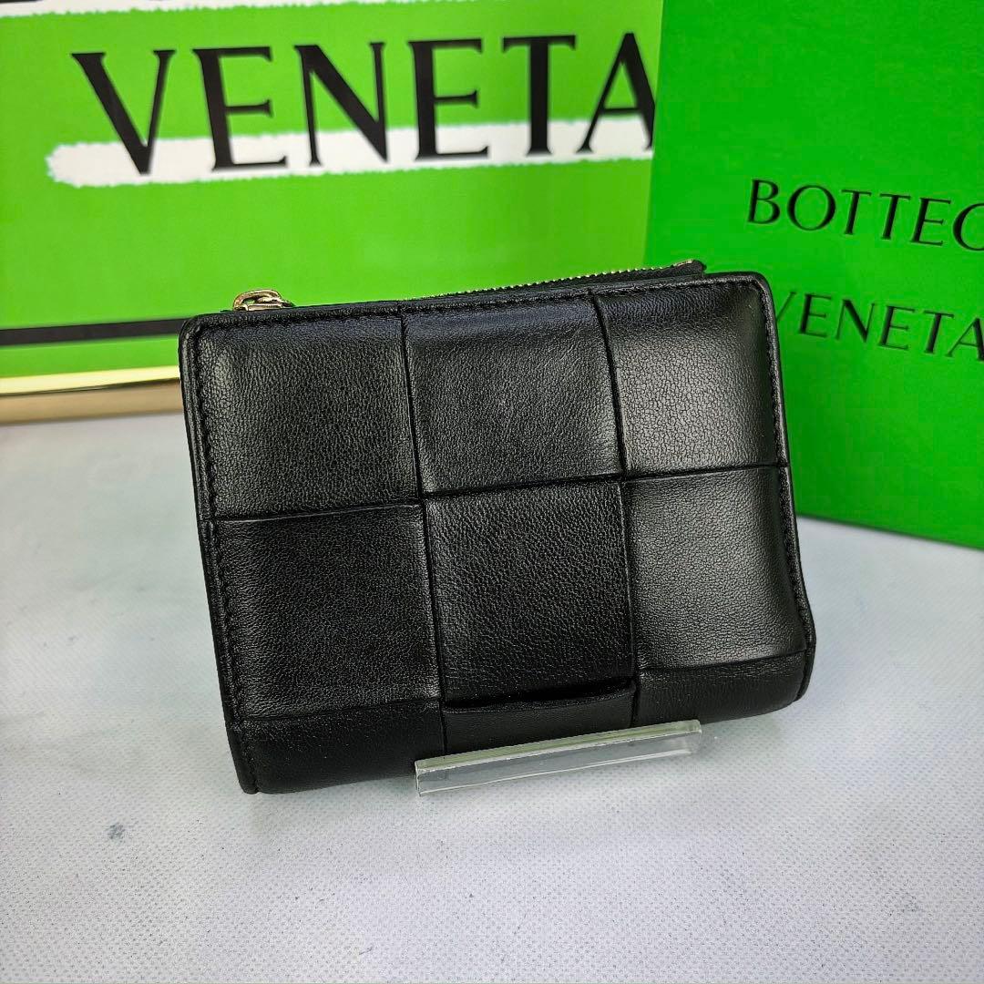 BOTTEGA VENETA　コンパクト財布　2つ折り　カセット