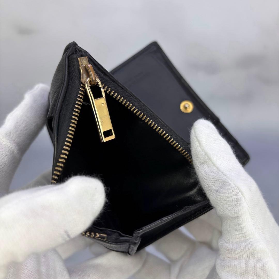 BOTTEGA VENETA　コンパクト財布　2つ折り　カセット