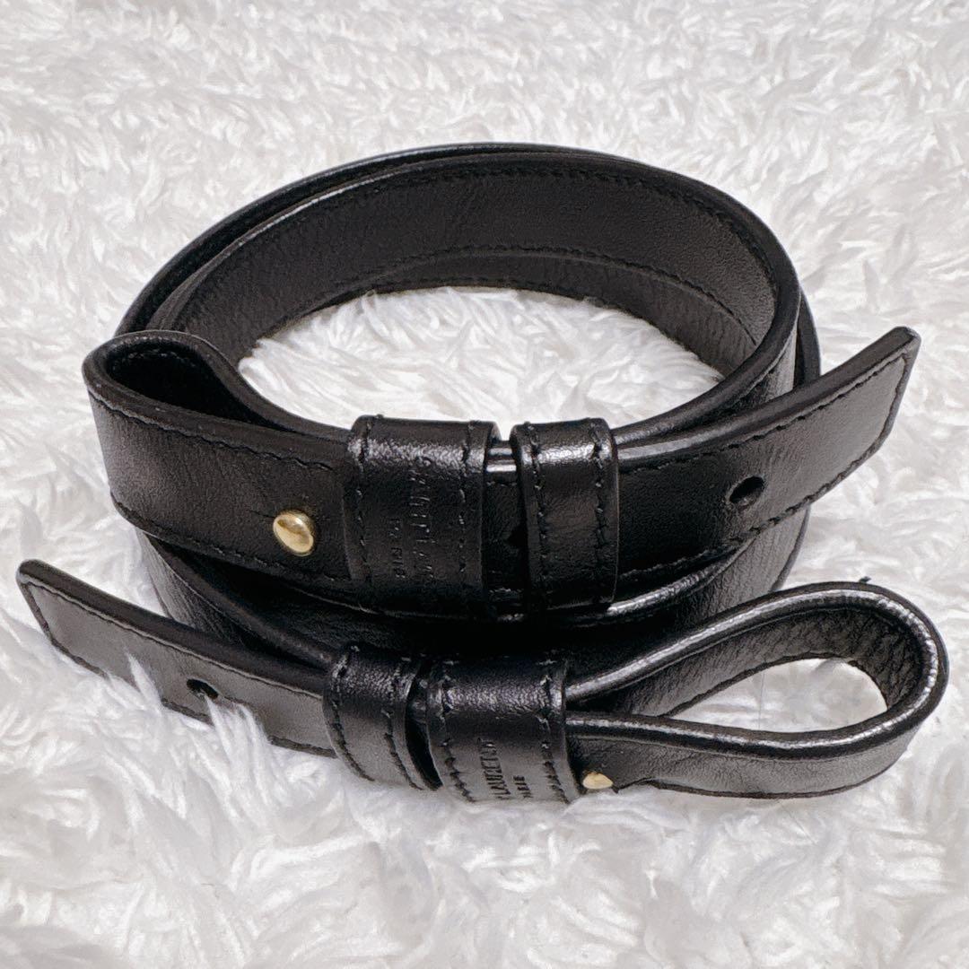 サンローラン クラシックダッフル6 2way ショルダーバッグ レザー ブラック