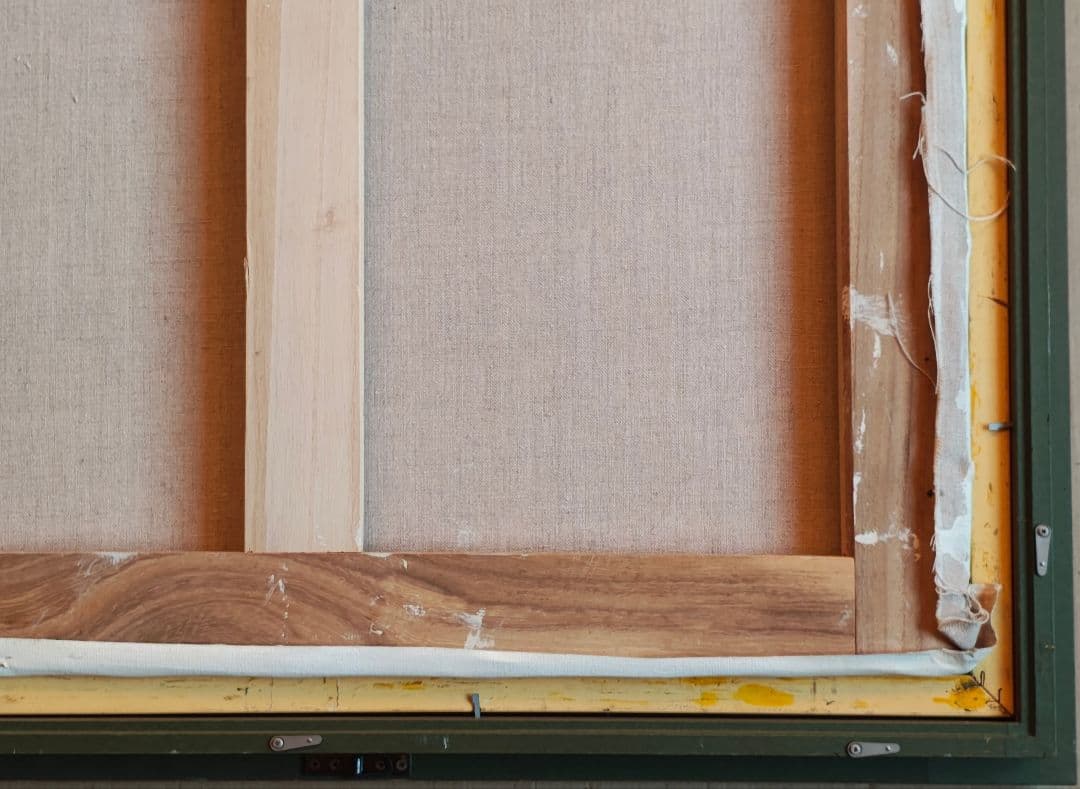 F30号 油絵 額縁 キッズスペース 農園カフェ 公募展 仮縁