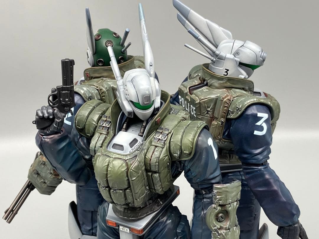 海洋堂ARTPLAパトレイバー　イングラムリアクティブアーマー 3体セット完成品