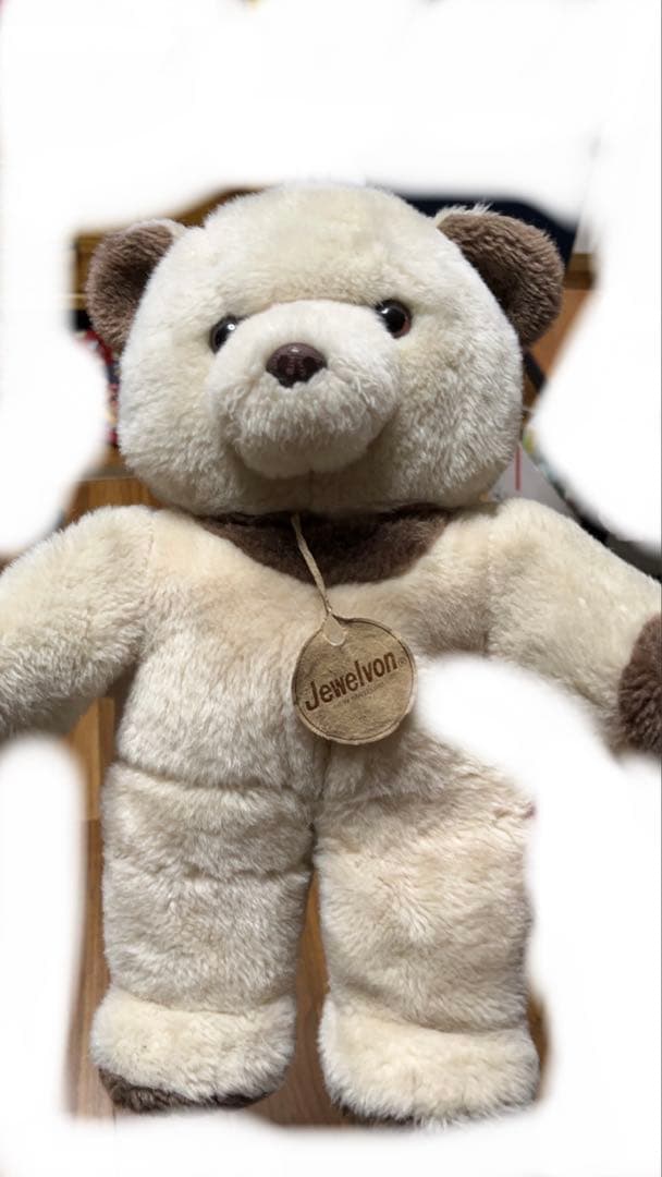 Jewelvon ジュエルボンベア　マイヤー織　ビンテージぬいぐるみの三英