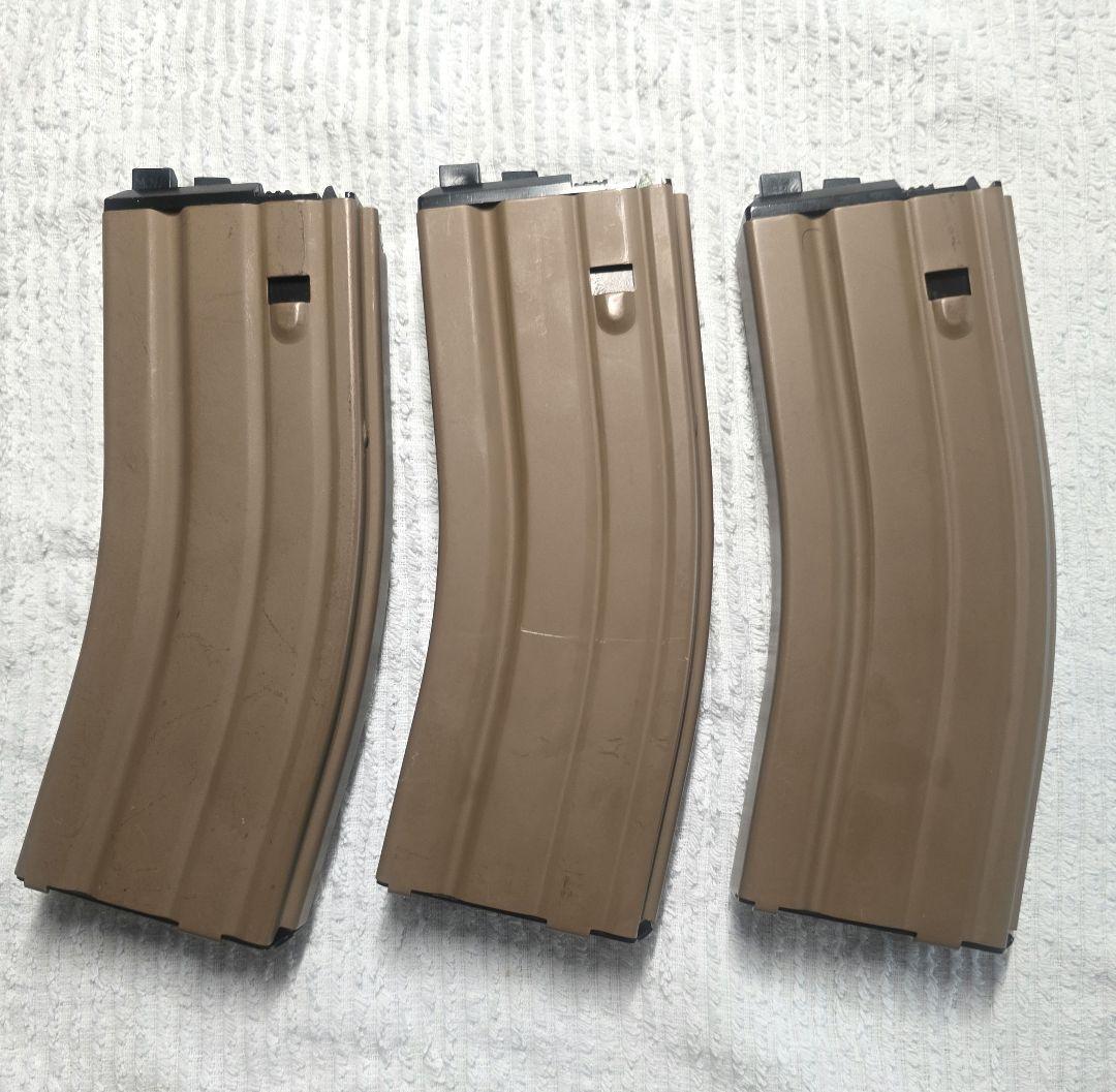 WE M4用　GBB　マガジン　オープンボルト用　3本セツト