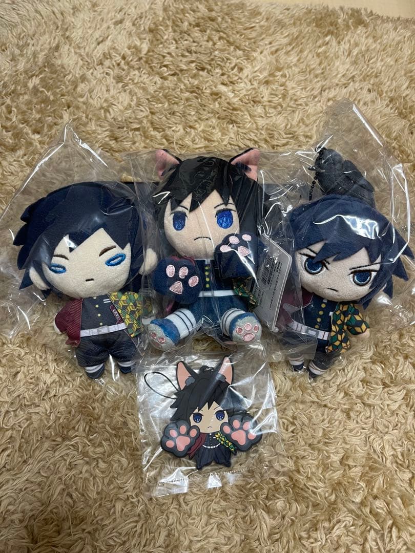 鬼滅の刃 にゃふぉるめ マスコットぶるぶる にとたん ぬいぐるみ 冨岡義勇