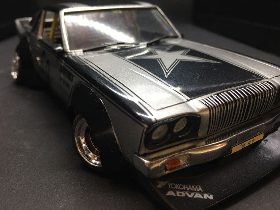 旧車プラモデル完成品コスモAPアオシマ