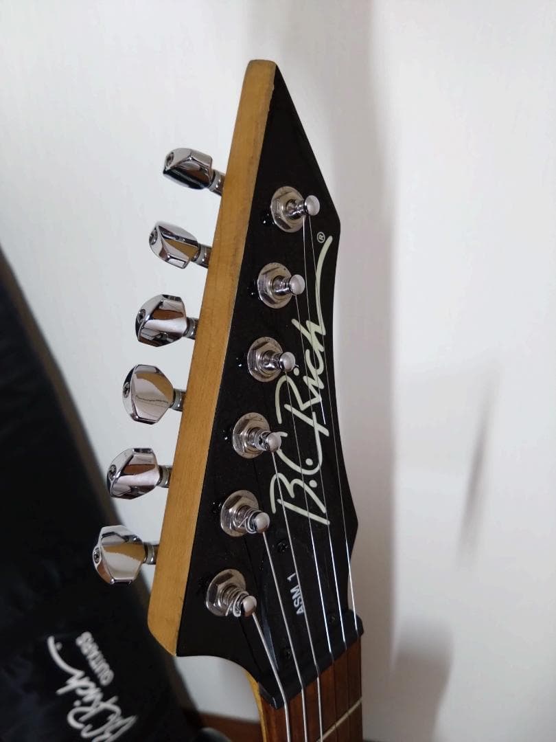 【remさん専用】B.C. Rich ASM 1 ブラックラメ入 エレキギター