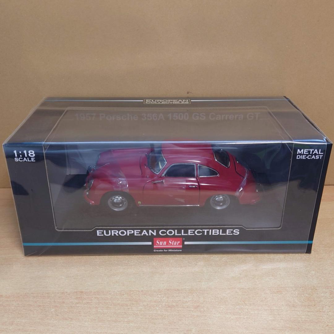 1/18 ポルシェ356A 1500GSカレラGT 1957レッド サンスター製