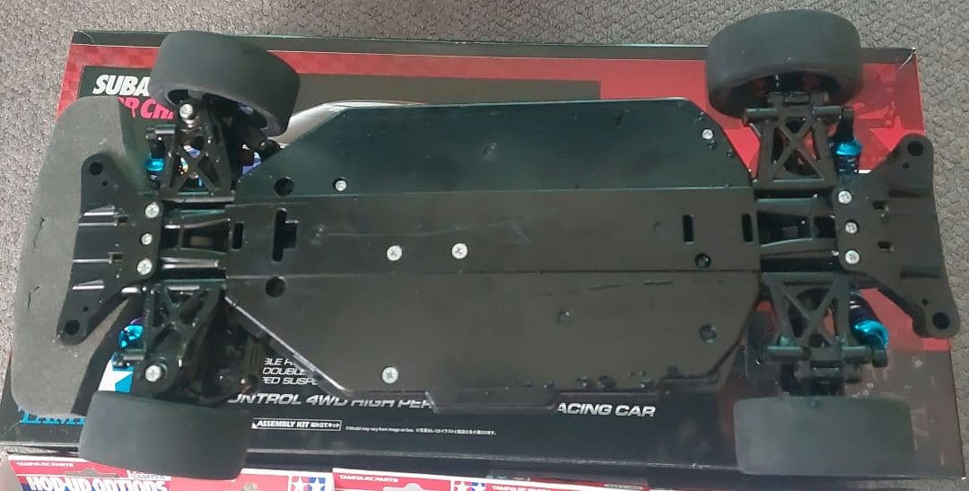 田宮 RCキット TT-02 スバルWRX STI NBRチャレンジ 説明書有り