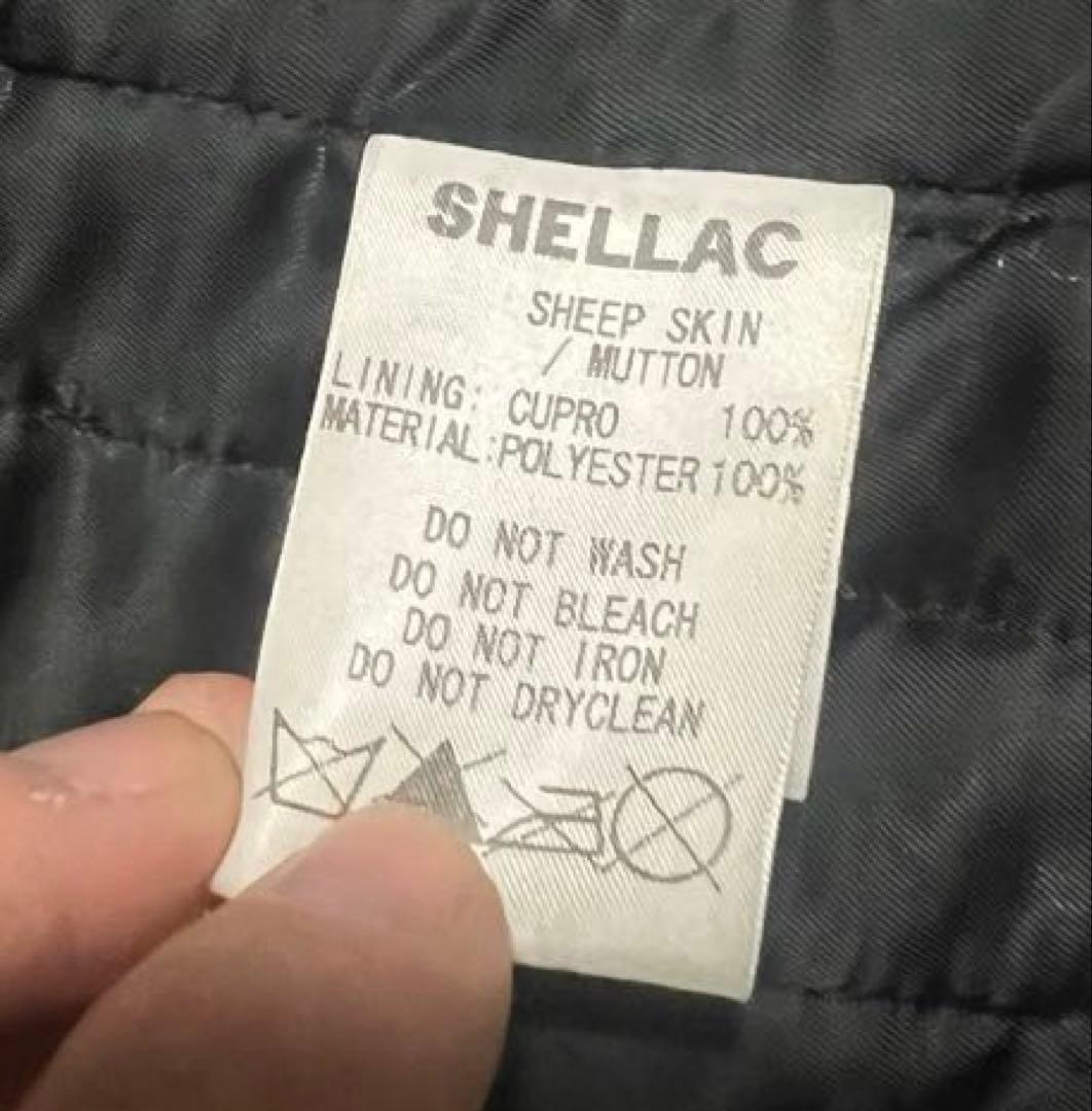 SHELLAC シェラック　ムートンボアレザーライダース送料無料！おまけ付き！