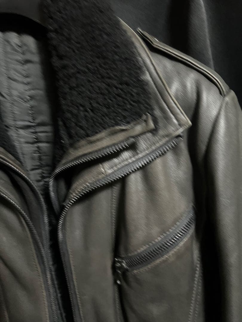 SHELLAC シェラック　ムートンボアレザーライダース送料無料！おまけ付き！