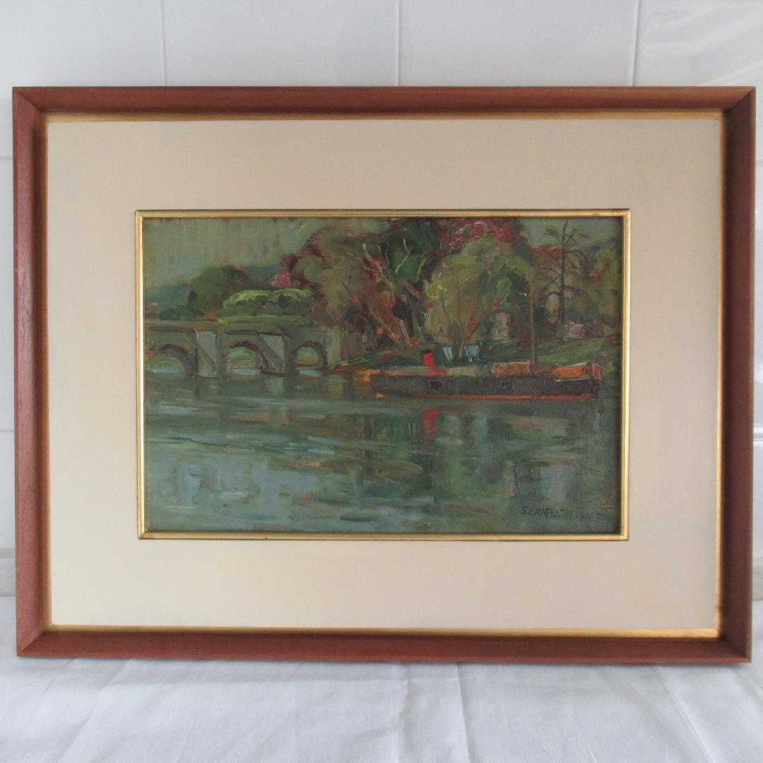 関口俊吾「mainte(コローの描いた橋)　1966 」　6P　神戸