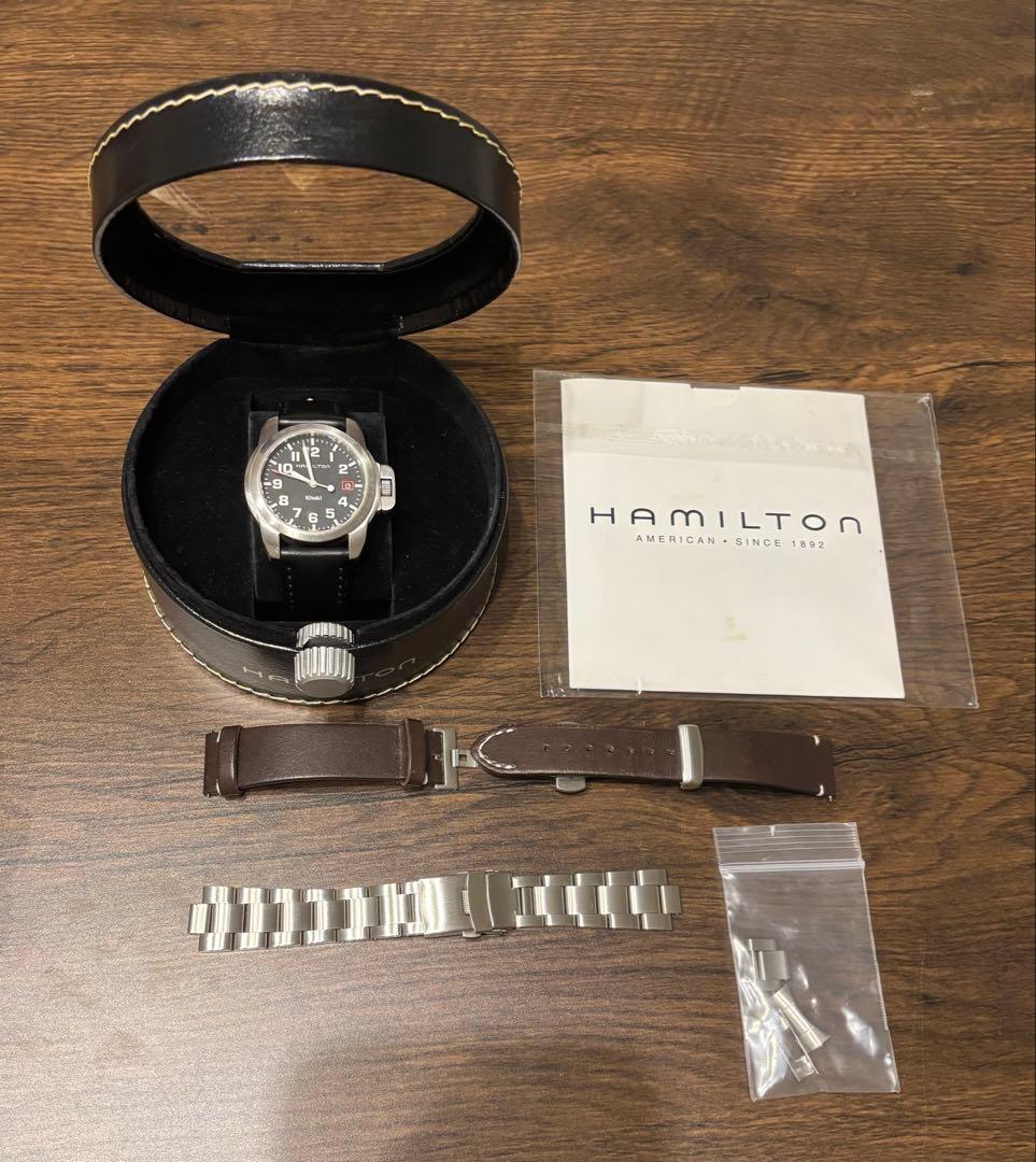 ハミルトンカーキアクションクロノ