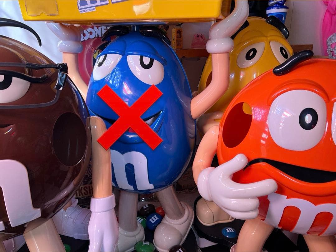 【引き取り限定】M&M's 店頭ディスプレイ　4体　エムアンドエムズ