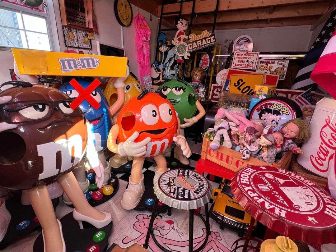 【引き取り限定】M&M's 店頭ディスプレイ　4体　エムアンドエムズ