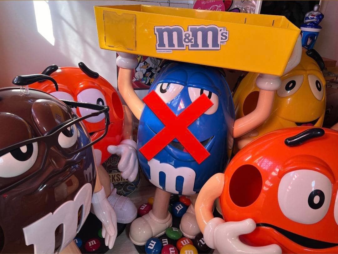 【引き取り限定】M&M's 店頭ディスプレイ　4体　エムアンドエムズ