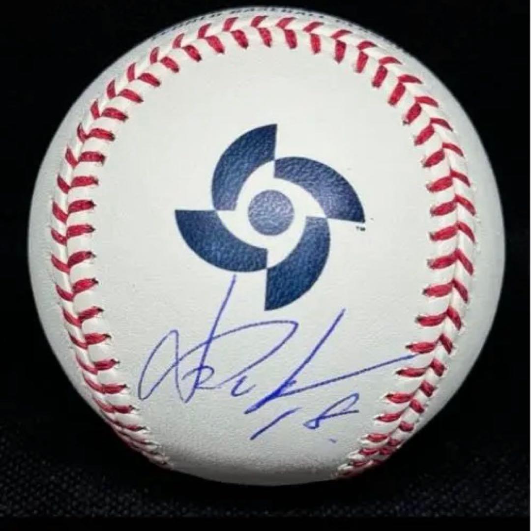 ドジャース 山本由伸 直筆サインボール WBC公式球 MLB Fanatics