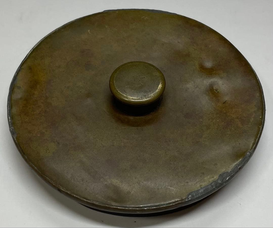 薬缶　注水　口蓋付　銅製　在銘　作家作品　やかん 　W079