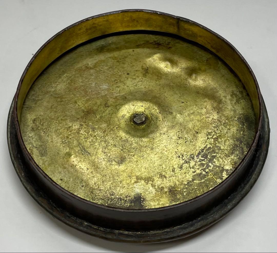 薬缶　注水　口蓋付　銅製　在銘　作家作品　やかん 　W079