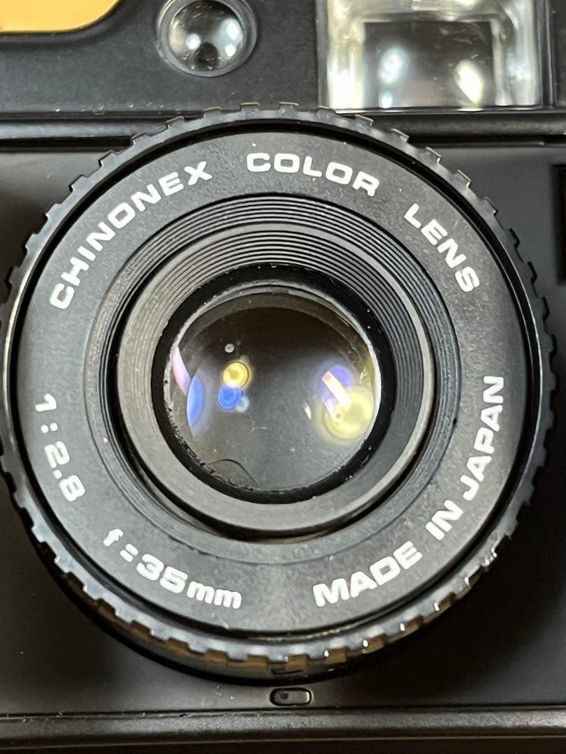チノンベラミ 蛇腹式 フィルムカメラ ストロボ付・ケース有