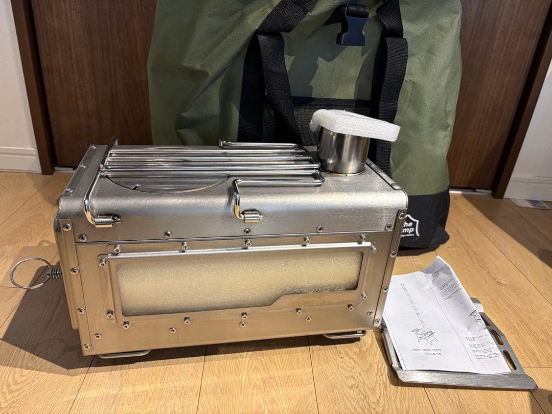 Soomloom 薪ストーブ PROTO ステンレス製 持ち運びバッグ付き