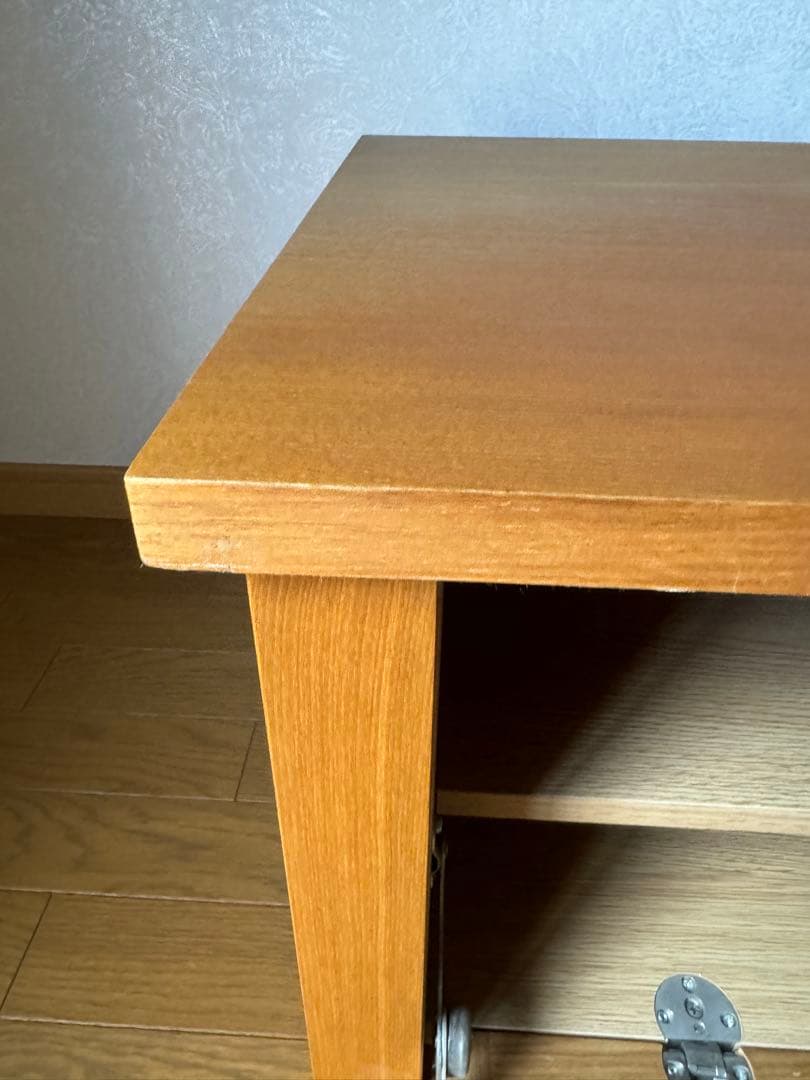 無印良品　AVラックタモ材　ナチュラル。