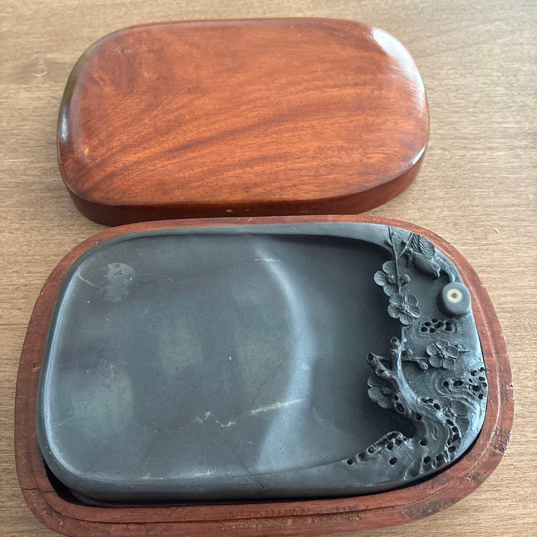 硯　すずり 端溪硯 書道用品 端渓硯　石眼