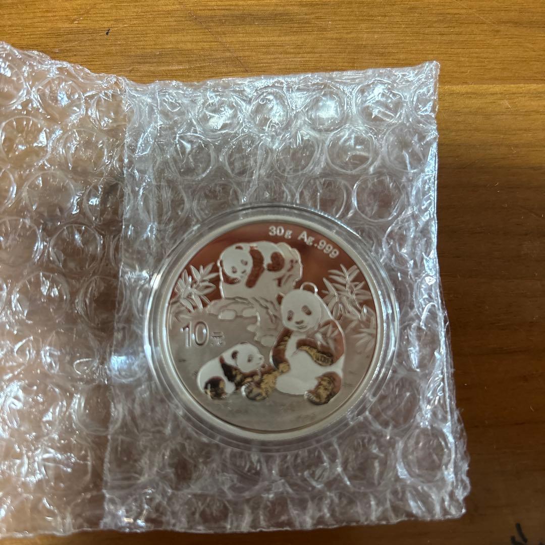 純銀　2025 中国　パンダ　30g