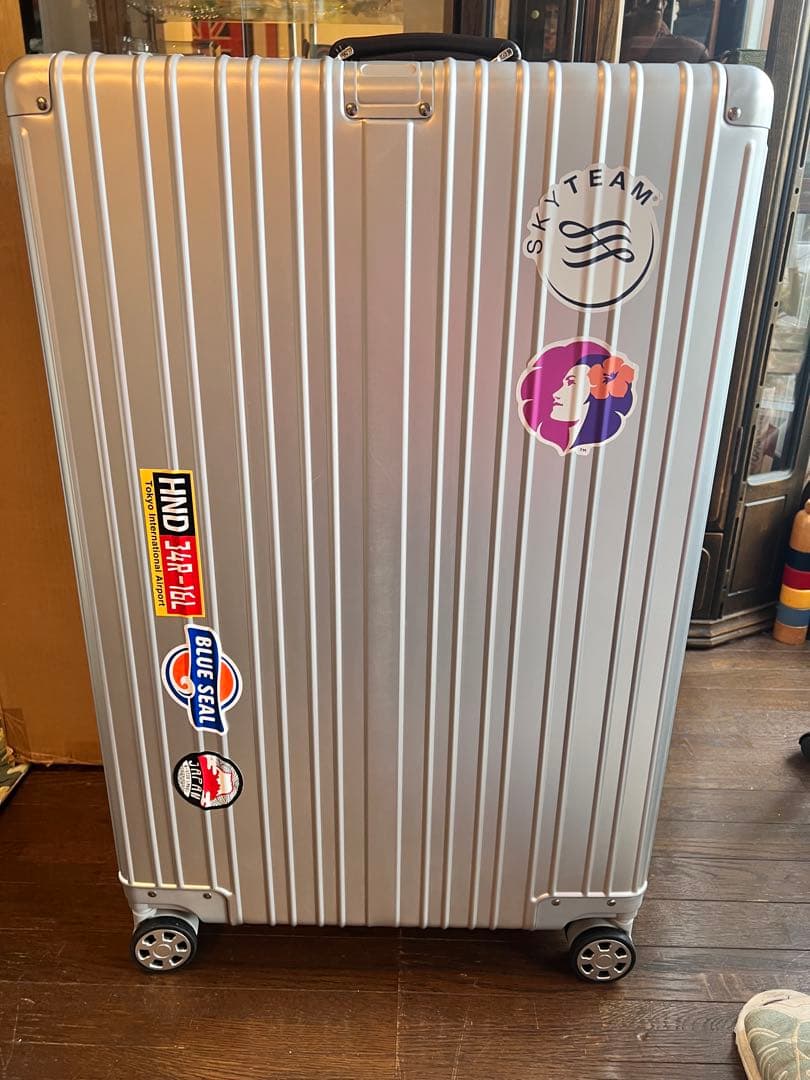 シルバーキャリーケース アルミ製 4輪　Lサイズ