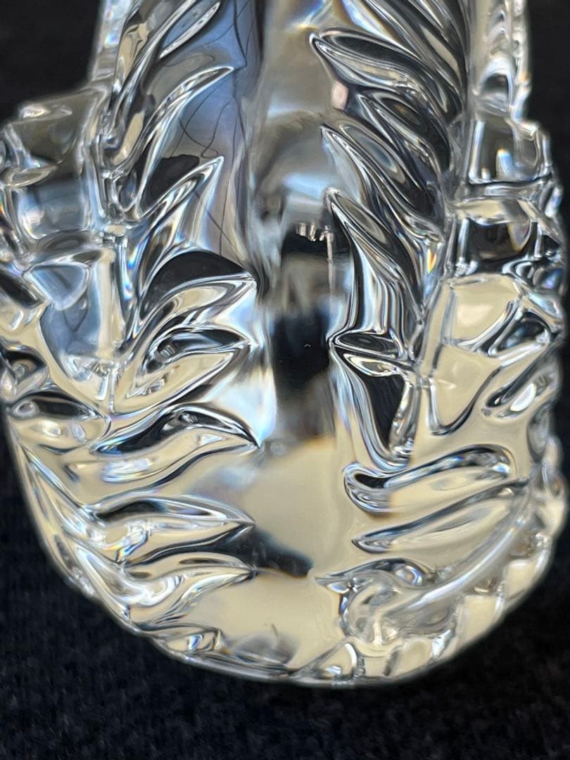 【美品】バカラ　baccarat 干支　虎　置物　ガラス　クリスタル