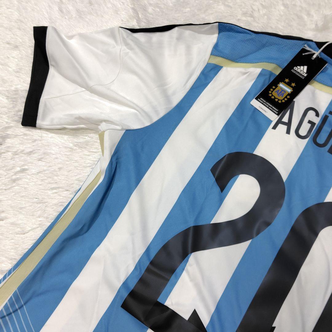 【タグ付き】アディダス　アルゼンチン代表　2014　アグエロ　ユニフォーム
